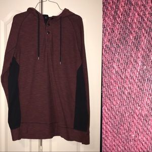 Helix XL Red and Black Hooded Jacket